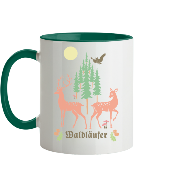 Waldläufer - Tasse zweifarbig – Bild 4