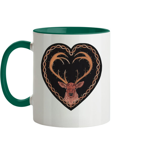 Hirsch - Tasse zweifarbig – Bild 6