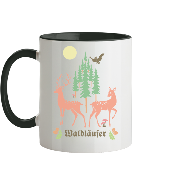 Waldläufer - Tasse zweifarbig – Bild 2