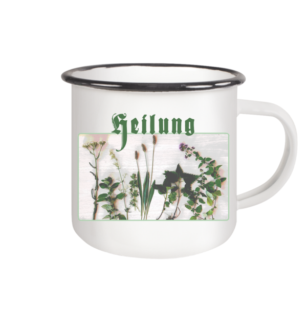 Heilung- Emaille Tasse