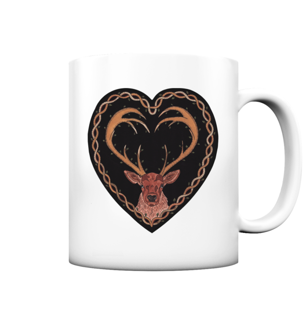 Hirsch - Tasse matt