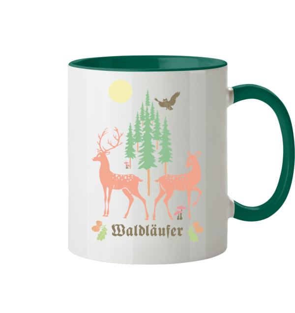 Waldläufer - Tasse zweifarbig – Bild 3