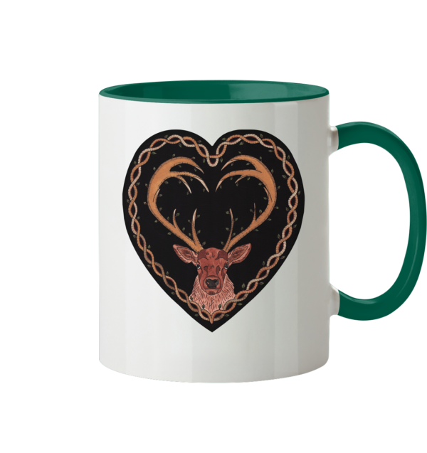 Hirsch - Tasse zweifarbig – Bild 5