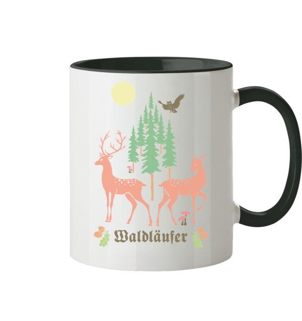 Waldläufer - Tasse zweifarbig