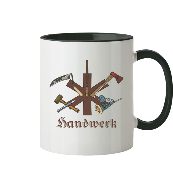 Handwerk - Tasse zweifarbig